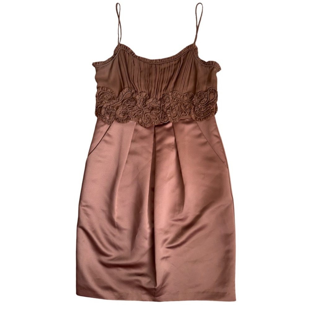 BCBGMaxAzria Cocktail Dress - Brown - Size 8
